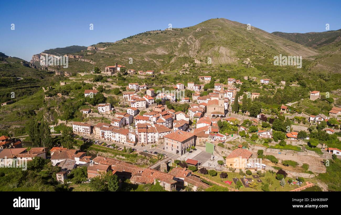 Soto en Cameros village in La Rioja province, Spain Stock Photo Alamy