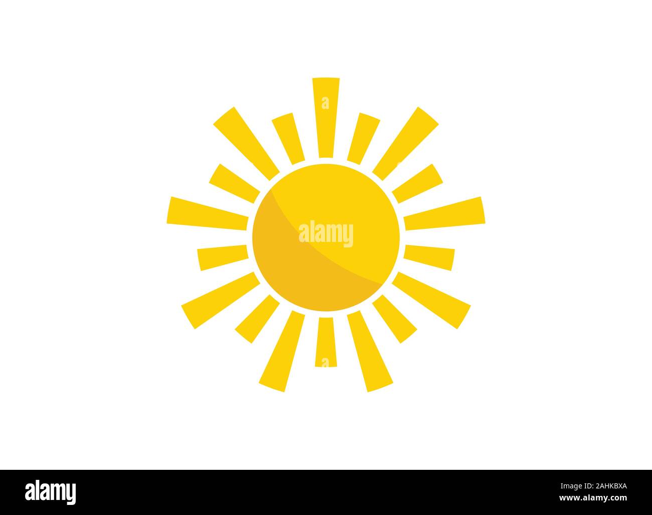 Orange sun logo for your company, Sunburst icon, abstract creative sun ...
