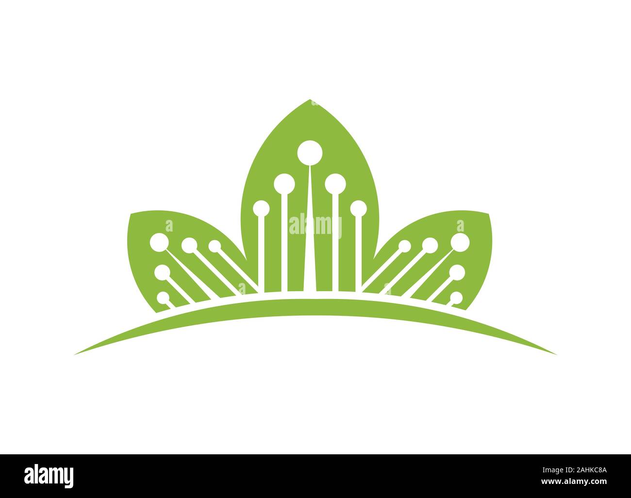 Green Technology logo designs concept, leaf technology logo design ...