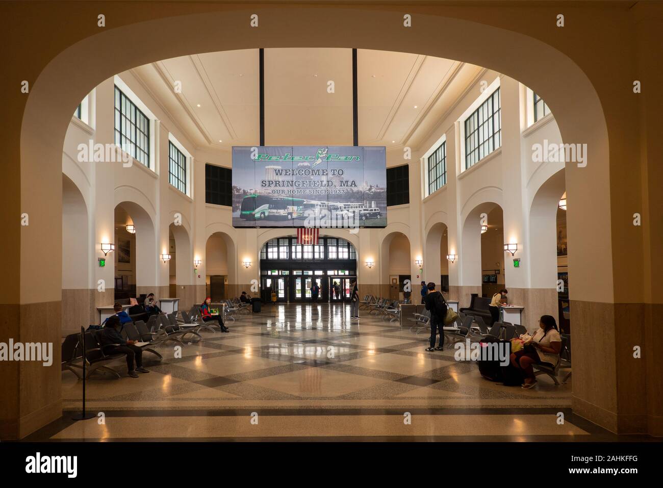 Springfield Union Amtrak Train Station Springfield MA Stock Photo Alamy