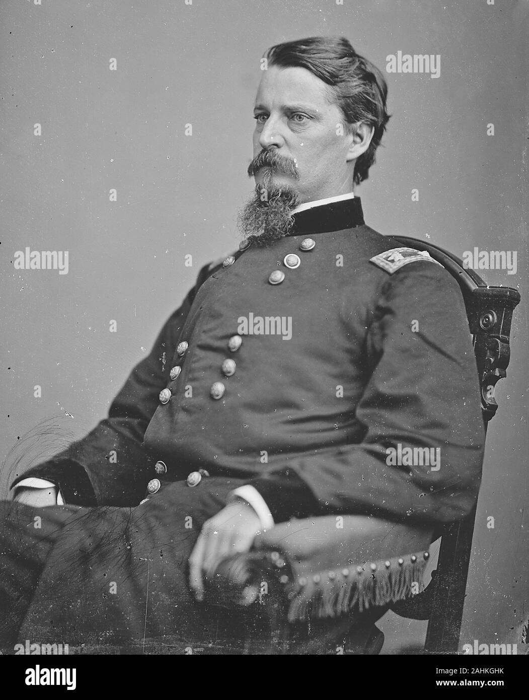 Winfield Scott Hancock (1824 – 1886) United States Army officer and the Democratic nominee for President of the United States in 1880. Stock Photo