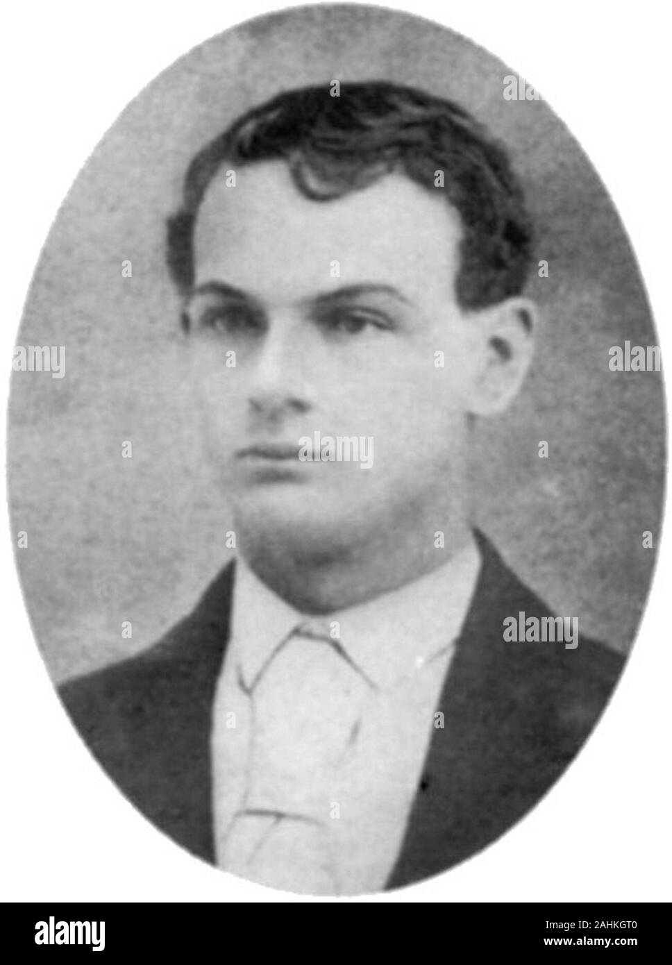John Harrison Younger (1851 – 1874)  American outlaw, the brother of Cole, Jim and Bob. He was briefly a member of the James–Younger Gang, a band of outlaws that also included the infamous Jesse James. Stock Photo