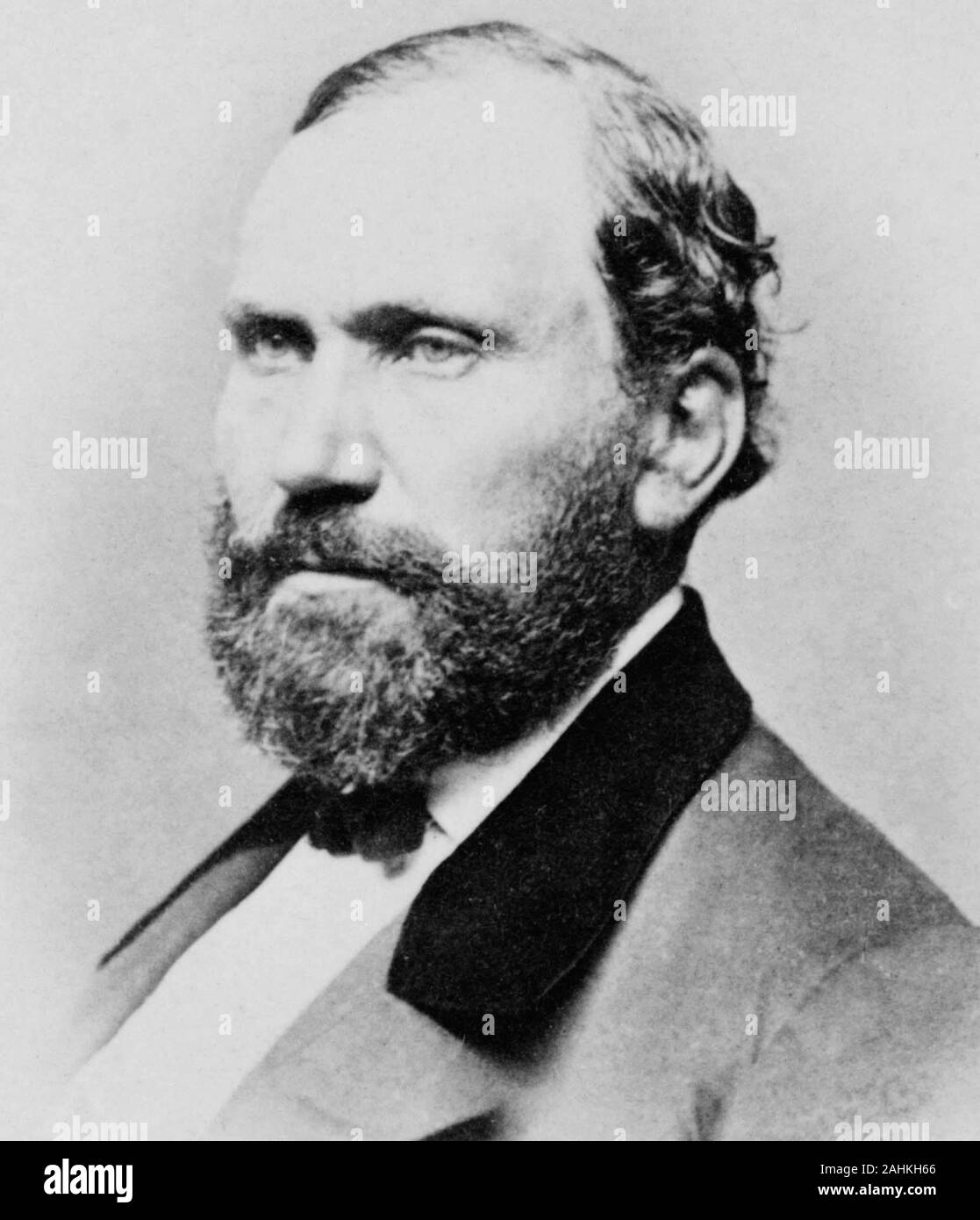 Allan Pinkerton, Allan J. Pinkerton (1819 – 1884) Scottish-American detective and spy, best known for creating the Pinkerton National Detective Agency Stock Photo