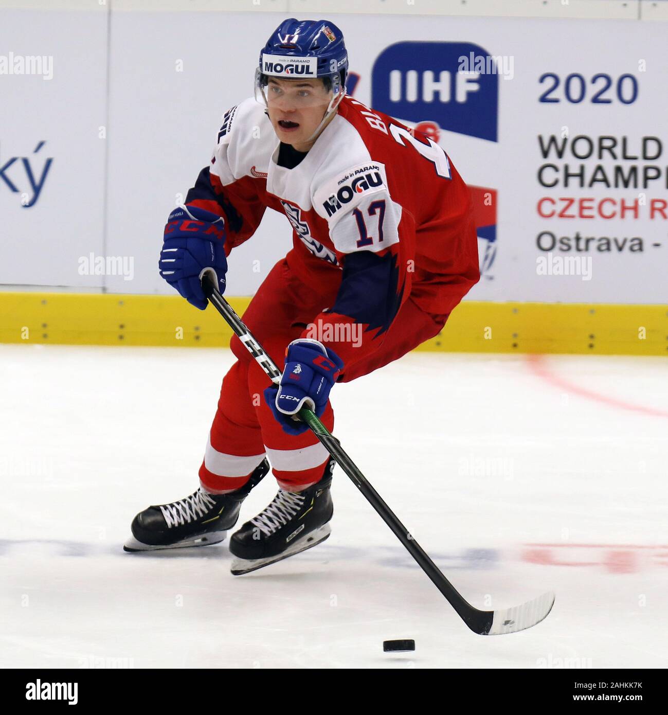 Matej Blumel Cze In Action During The 2020 Iihf World Junior Ice Hockey Championships Group B Match Between Usa And Czech Republic In Ostrava Czech Stock Photo Alamy