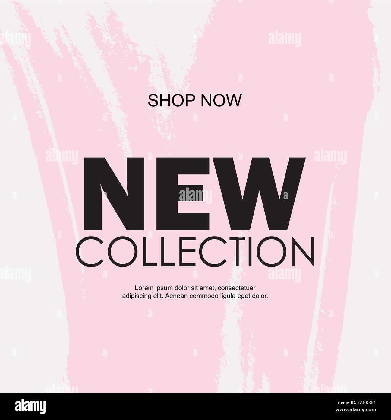 Abstract New Collection Poster Template Background. Vector Illustration ...