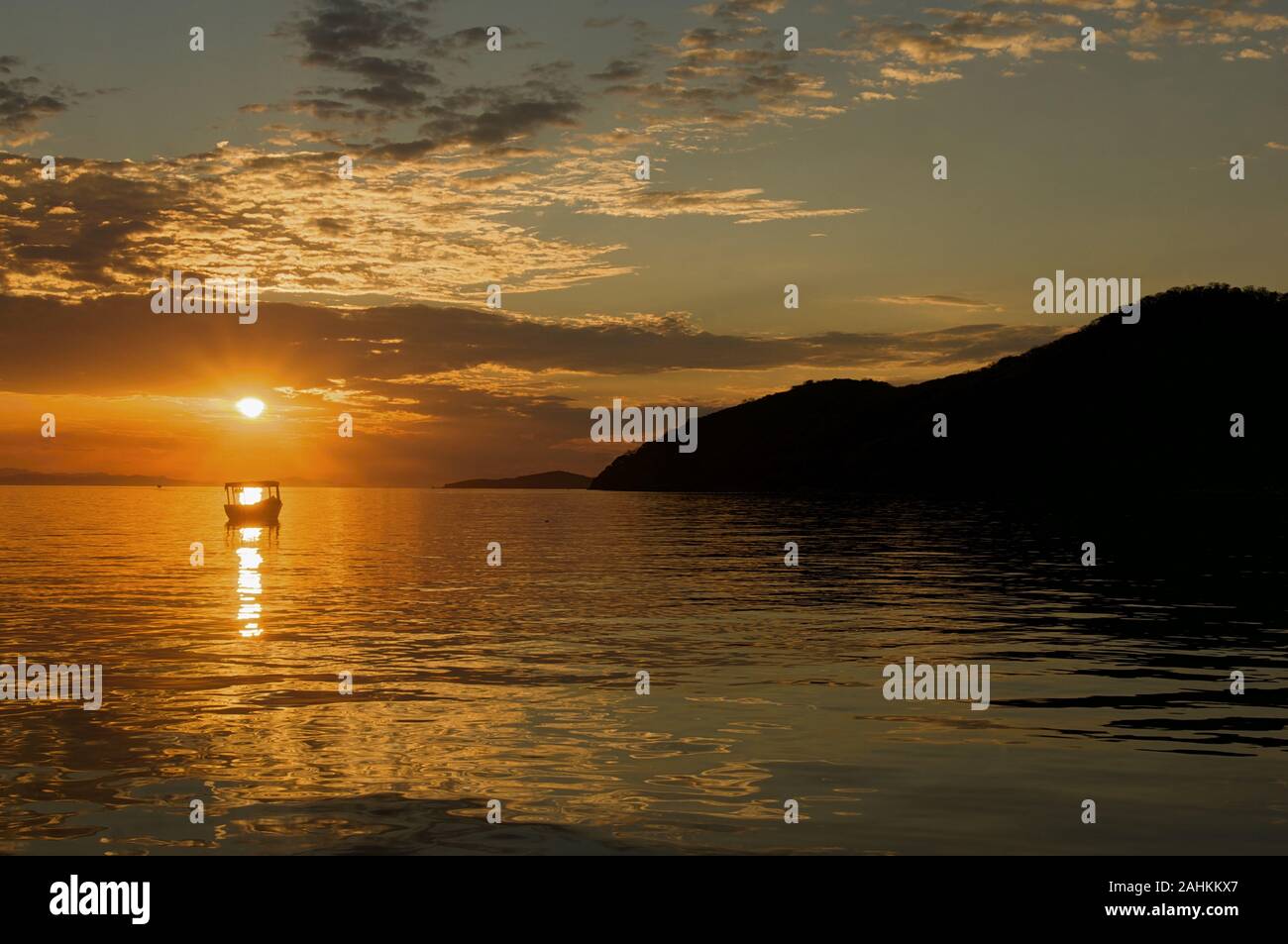 African Sunsets Stock Photo