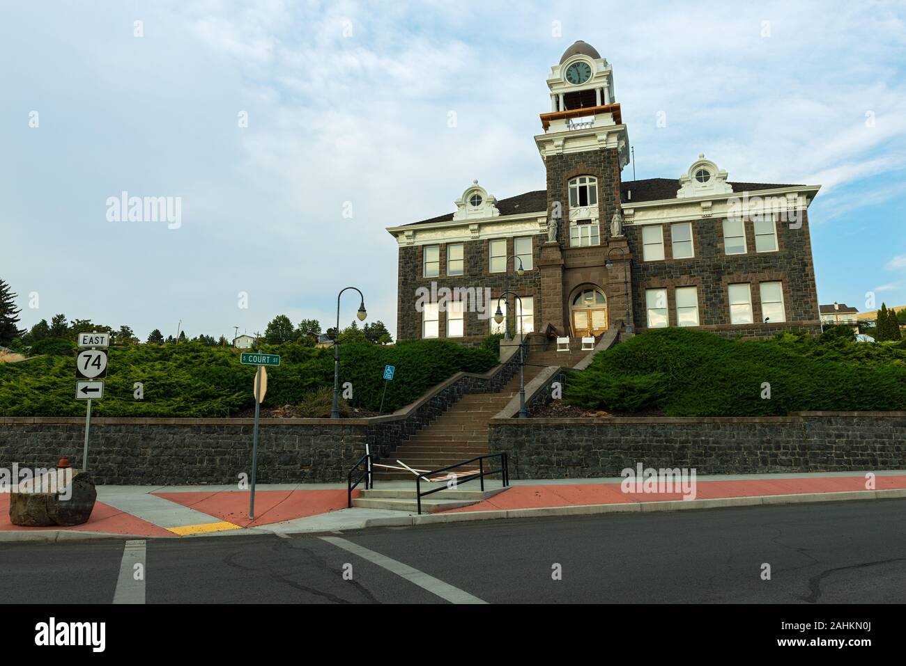 Heppner, Oregon August 1, 2014 The Morrow County Courthouse Stock