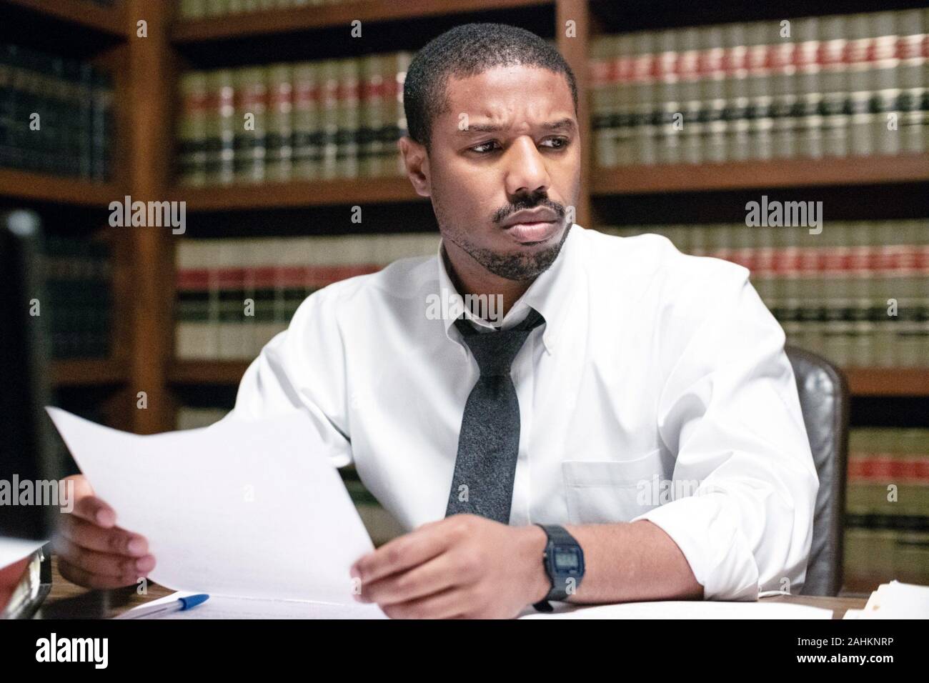 JUST MERCY, Michael B. Jordan, 2019. ph Jake Giles Netter / © Warner