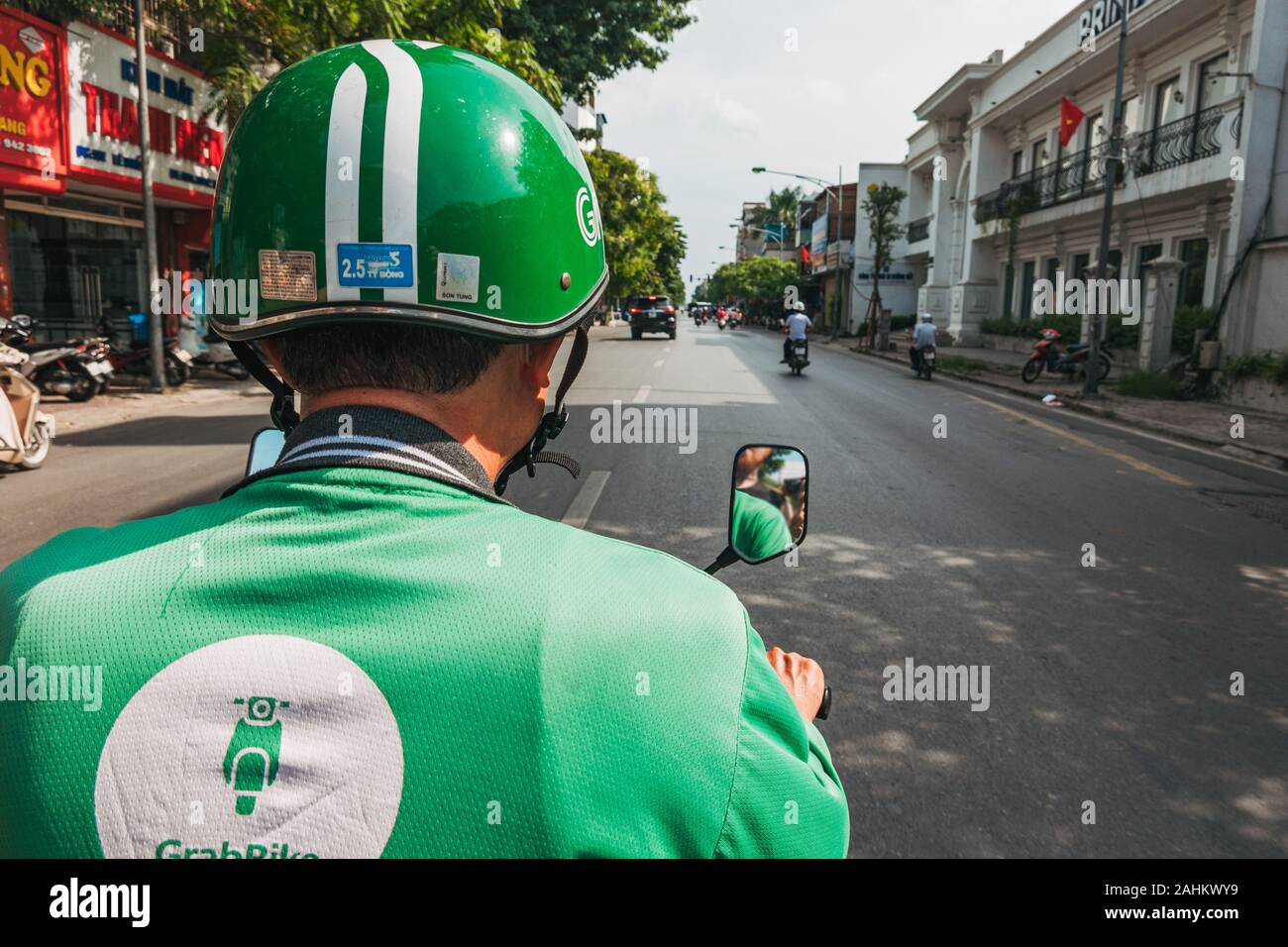 Grab Bike Taxi High Resolution Stock Photography And Images Alamy