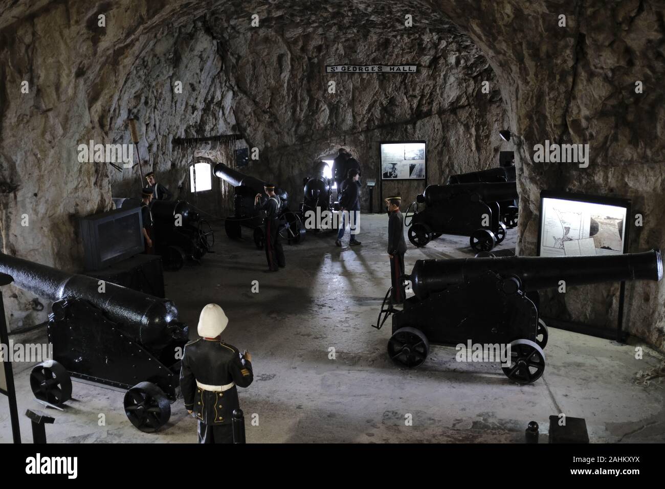Gibraltar great siege tunnels hires stock photography and images Alamy