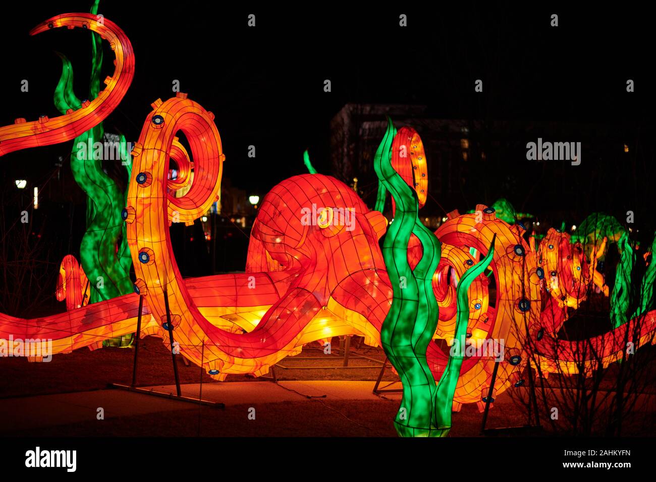 Atlanta Chinese Lantern Festival 2019 Stock Photo Alamy