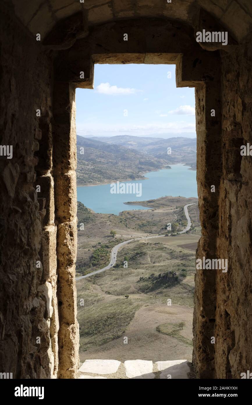 Castle in Zahara de La Sierra, Andalucia, Spain Stock Photo - Alamy