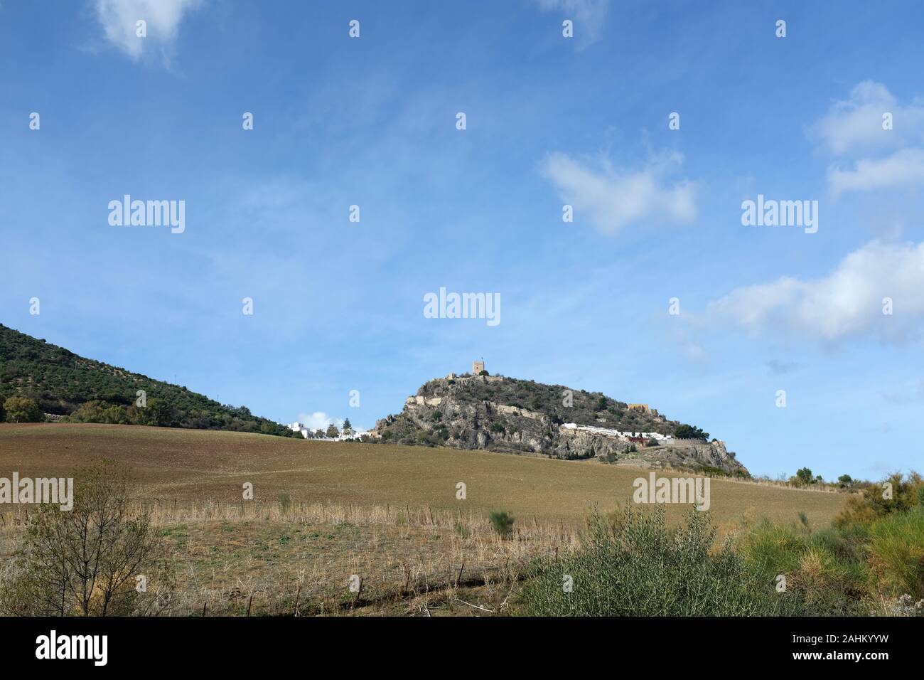 castle in Zahara de La Sierra, Spain Stock Photo - Alamy