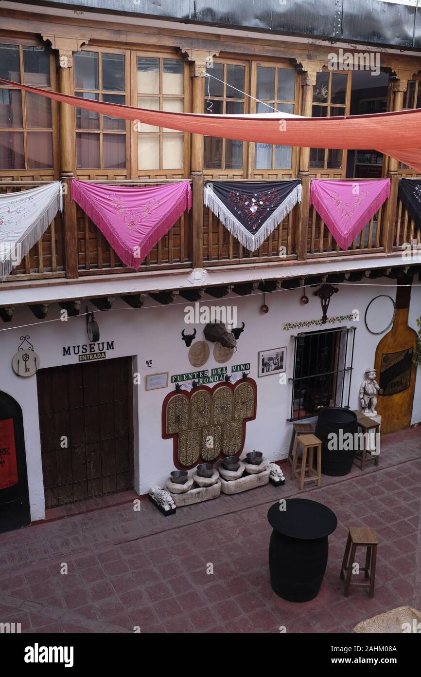 Centro de Interpretacion del Vino (wine museum) in Ronda,Spain Stock Photo