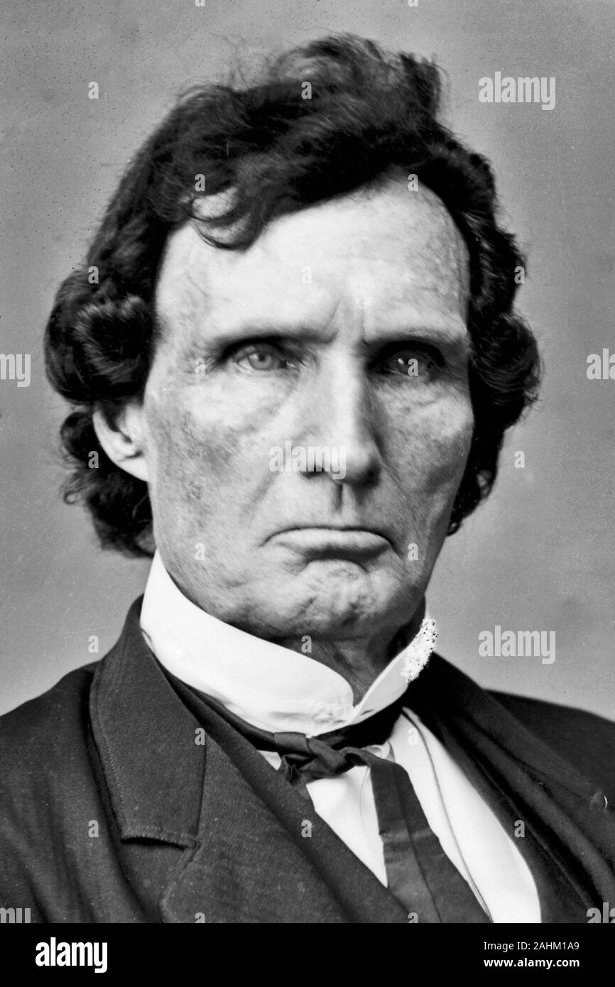 Honorable Thaddeus Stevens of Pennsylvania, circa 1868 Stock Photo