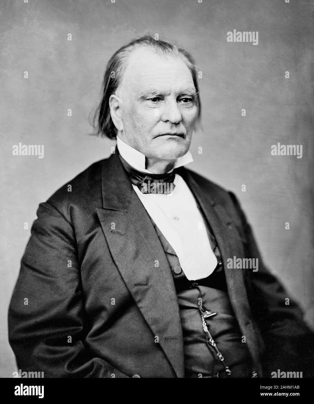 Honorable Benjamin Franklin Wade of Ohio, circa 1875 Stock Photo