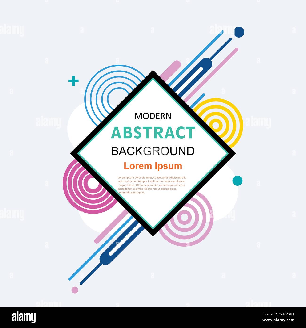 Abstract circle badge geometric pattern design and background with ...