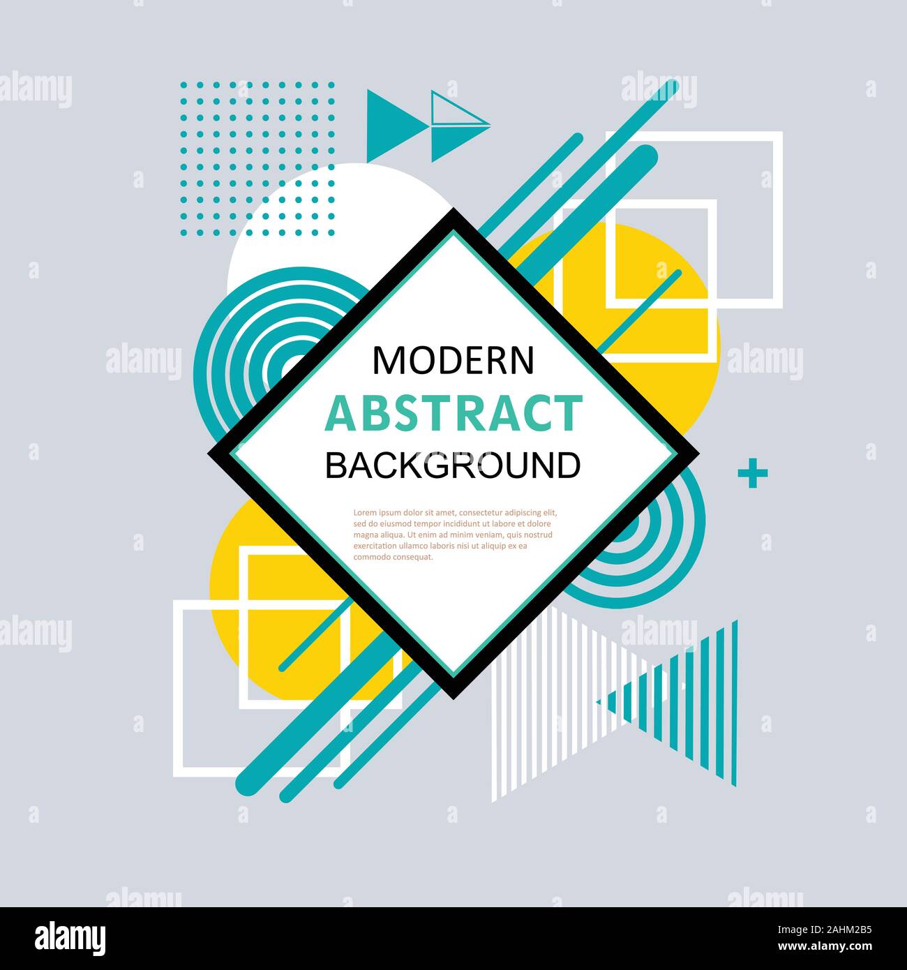 Abstract circle badge geometric pattern design and background with ...