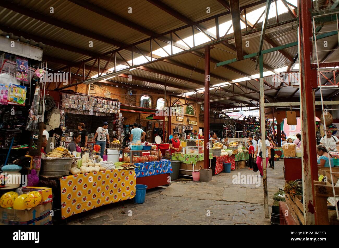 Market, San Miguel de Allende, Mexico Stock Photo