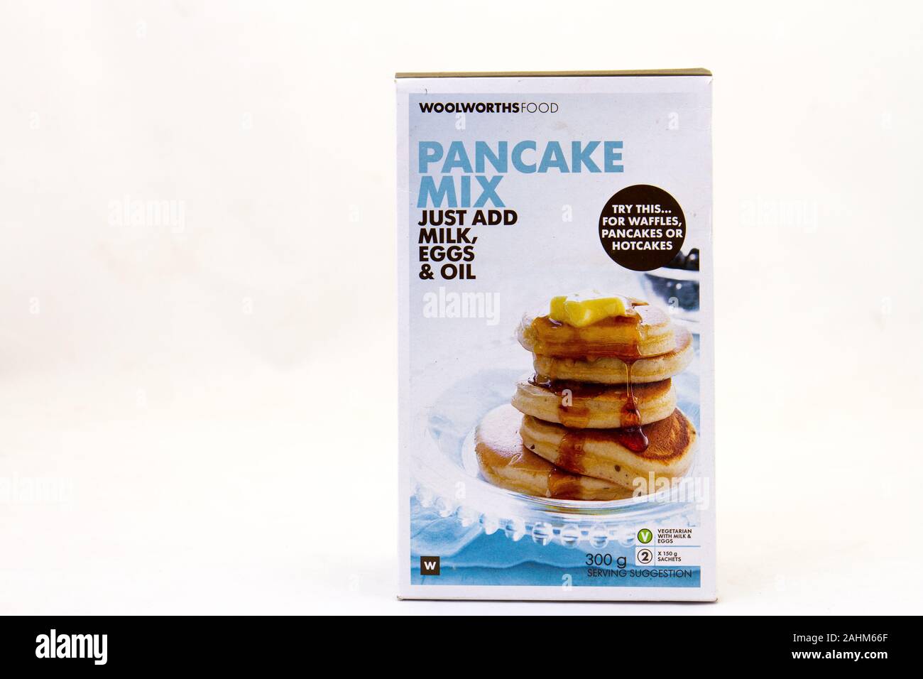 Alberton, South Africa a packet of Woolworths Food pancake mix