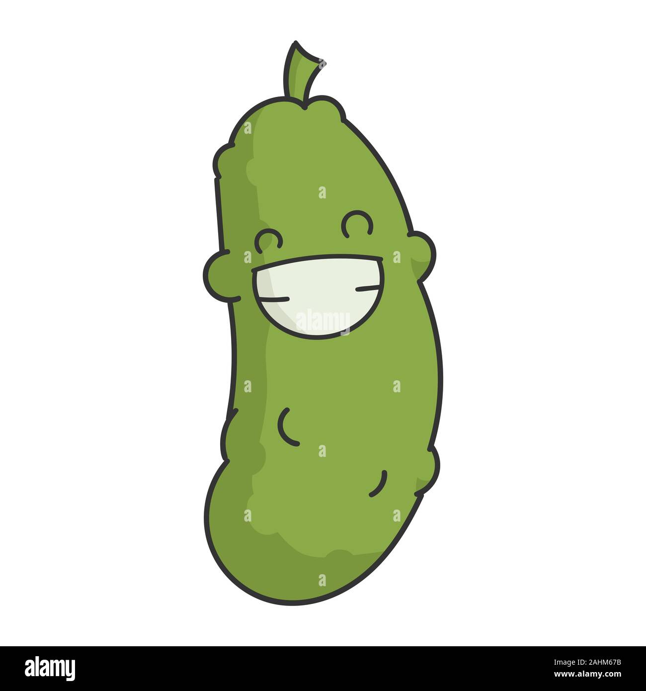 Pickle Slice Coloring Page