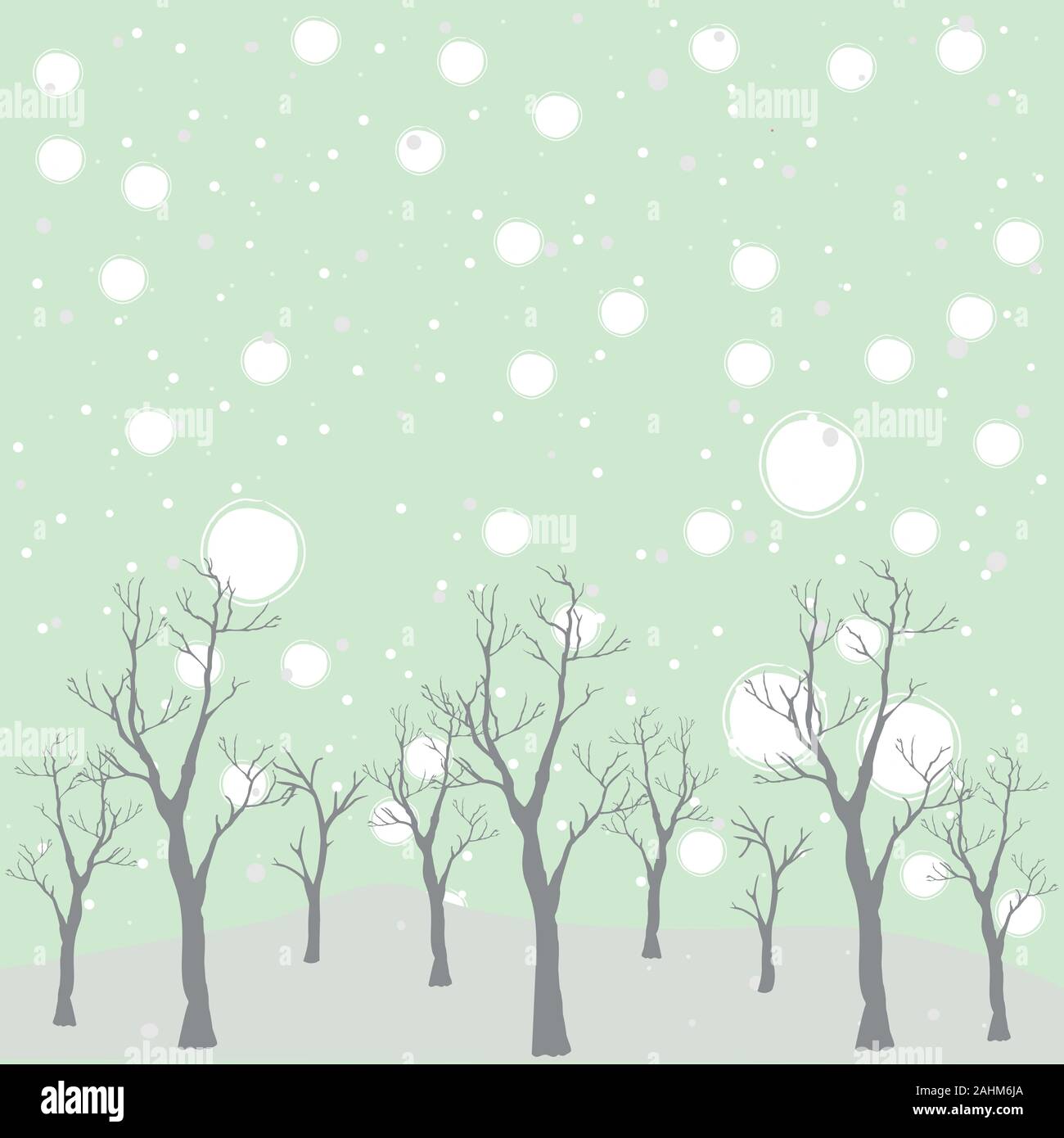 Cute Pattern with trees. Vector Illustration Stock Vector Image & Art ...