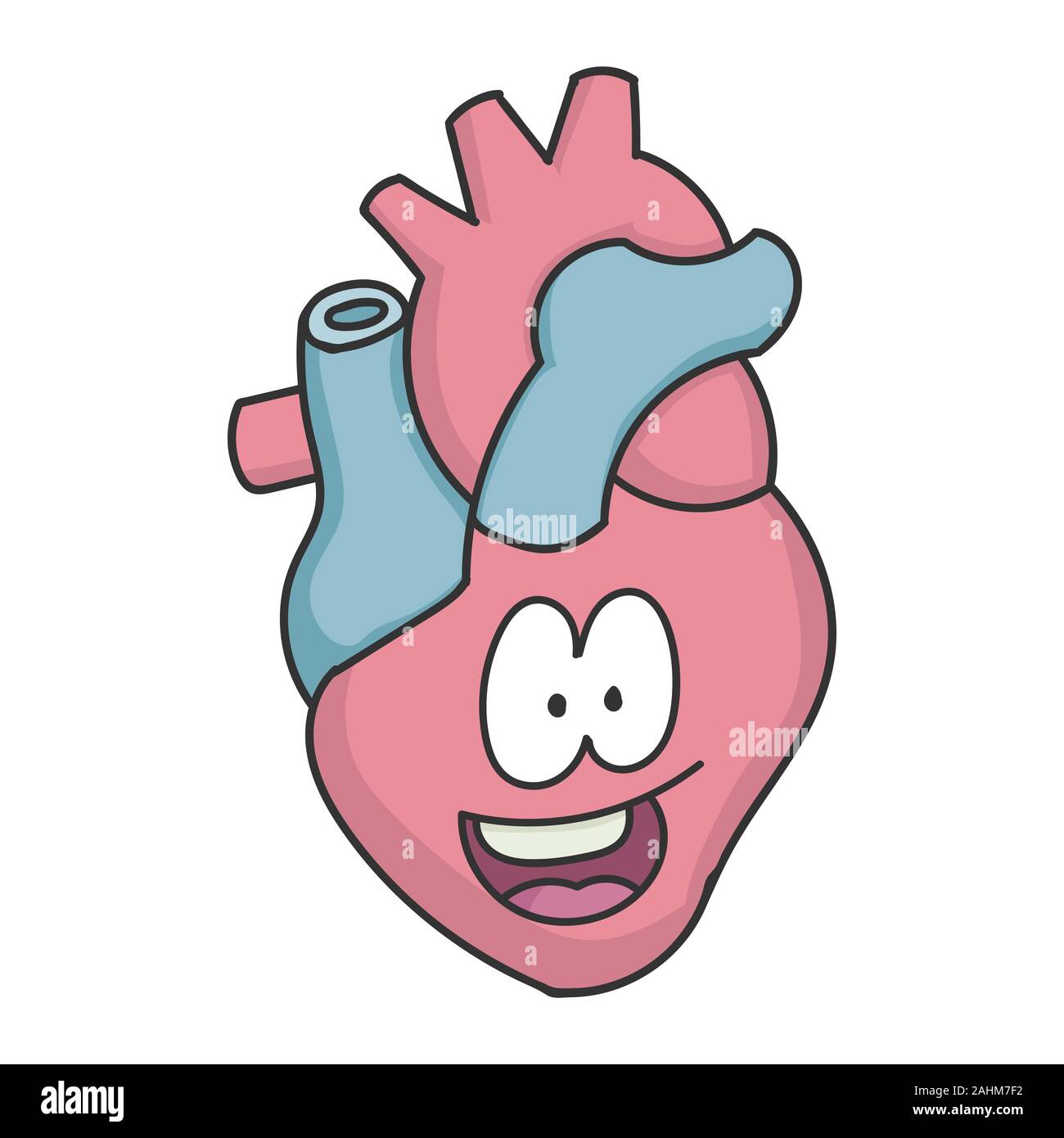 Cartoon Human Heart Isolated On White Stock Vector Image Art Alamy Cartoon Human Heart Isolated On White Stock Vector Image Art Alamy