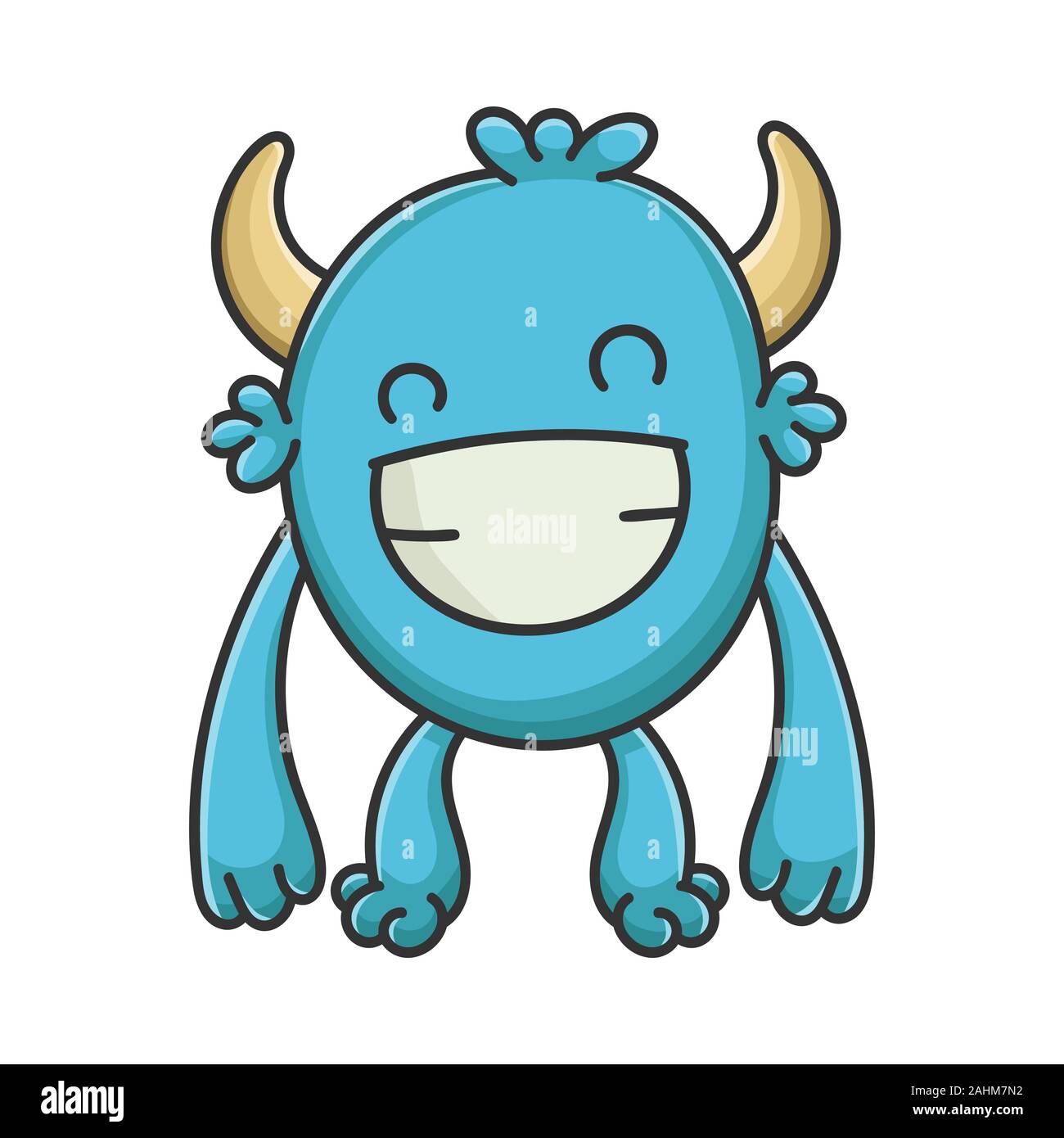 Monster cartoon hi-res stock photography and images - Alamy