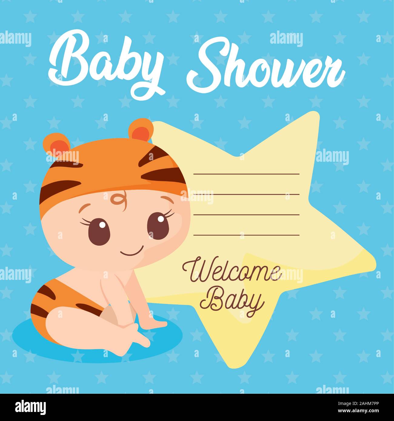 baby cartoon design, Baby shower invitation party card and decoration ...