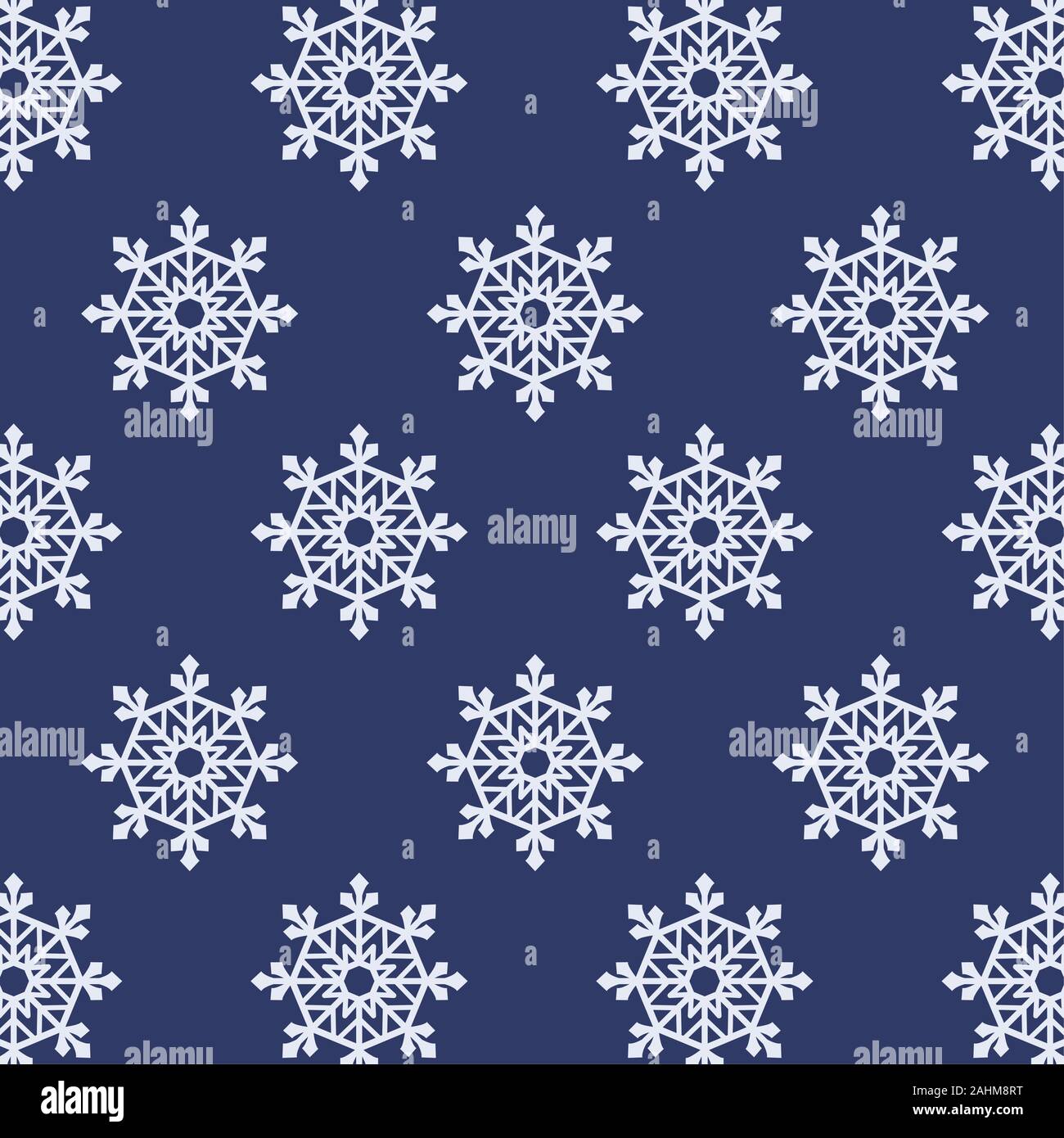Blue and white snowflakes background design, Winter season merry ...