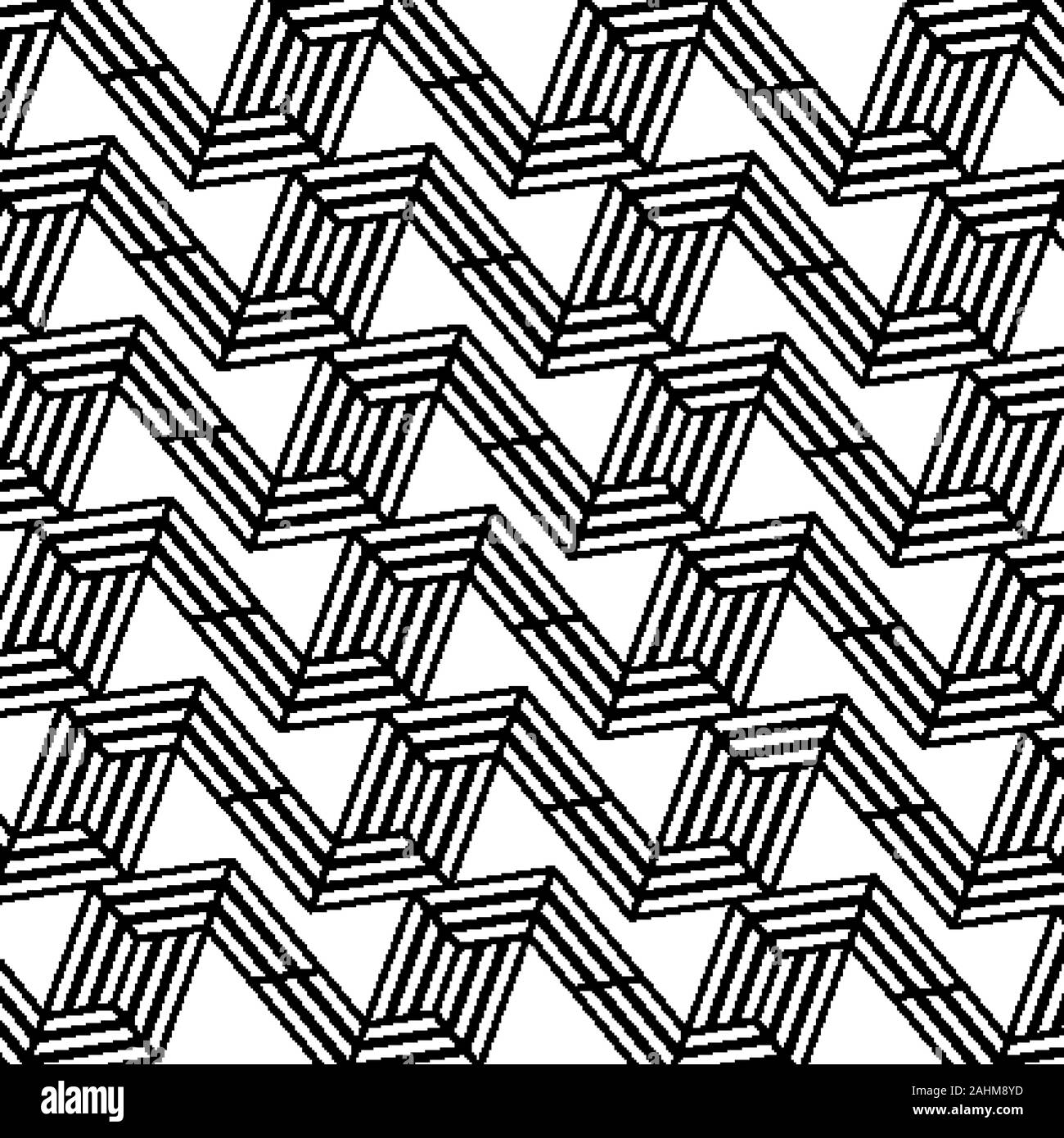 Black and white zig zag striped background, Abstract texture art ...