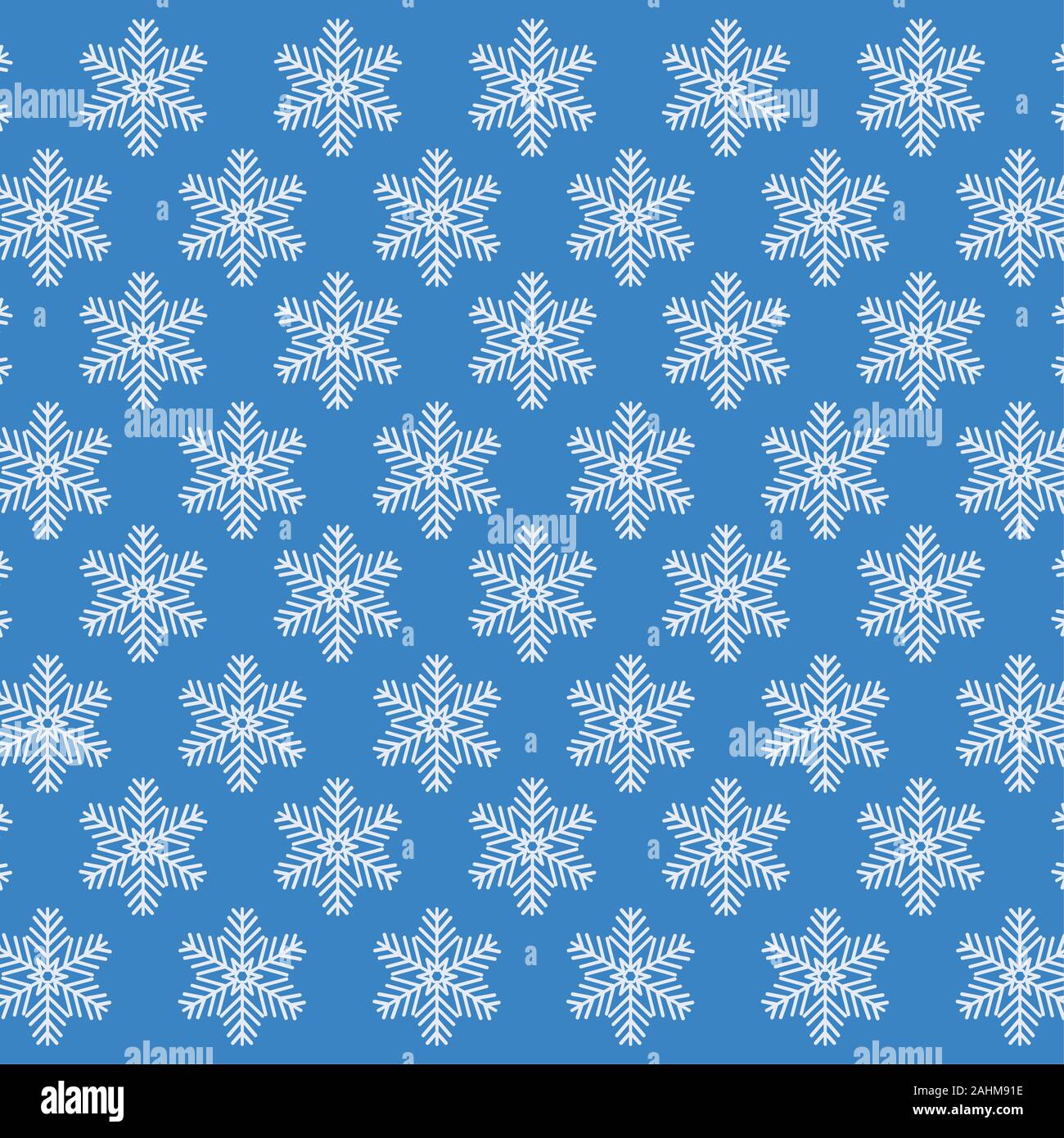 Blue and white snowflakes background design, Winter season merry ...