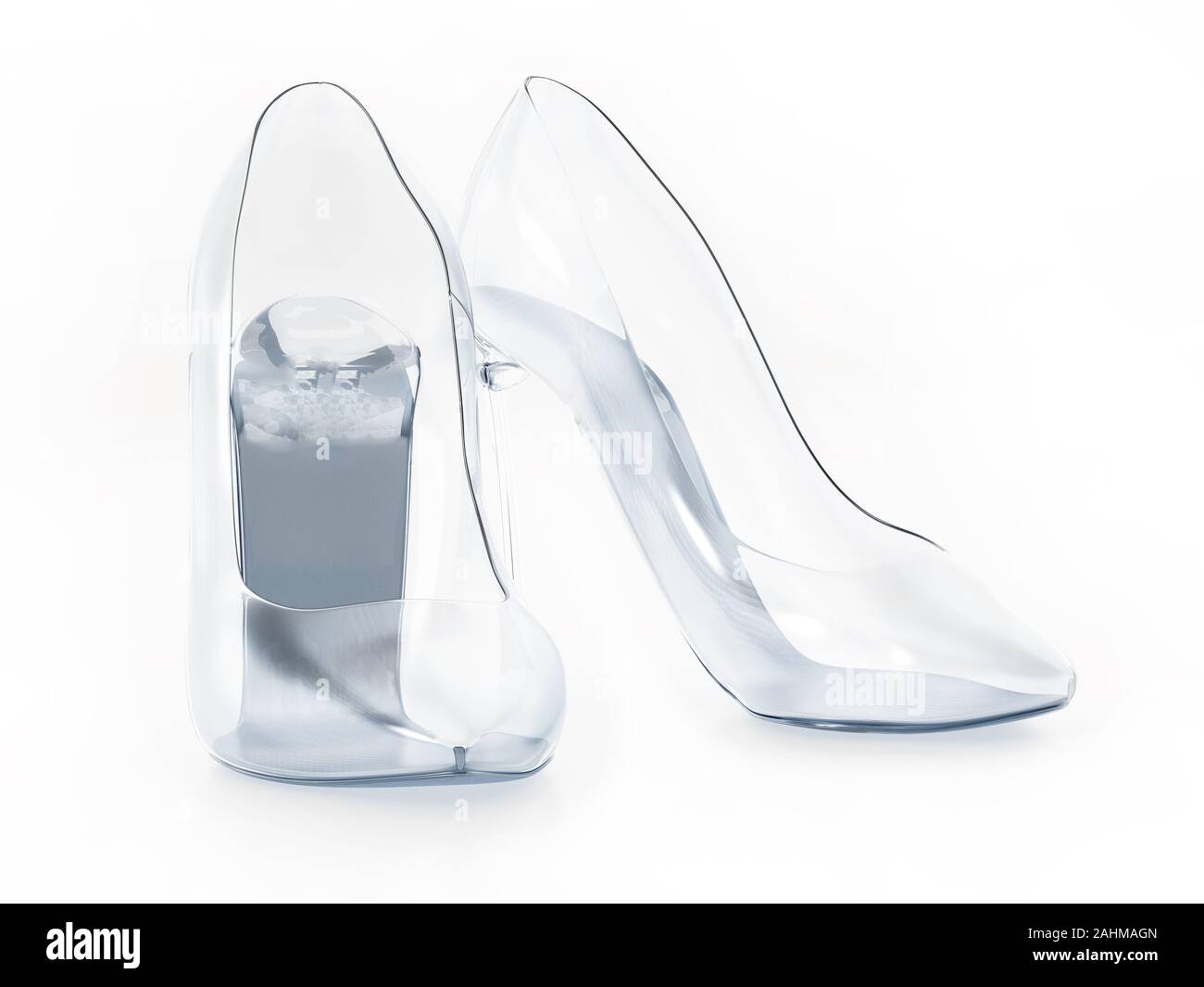 Christian Louboutin Unveils Cinderella Glass Slipper