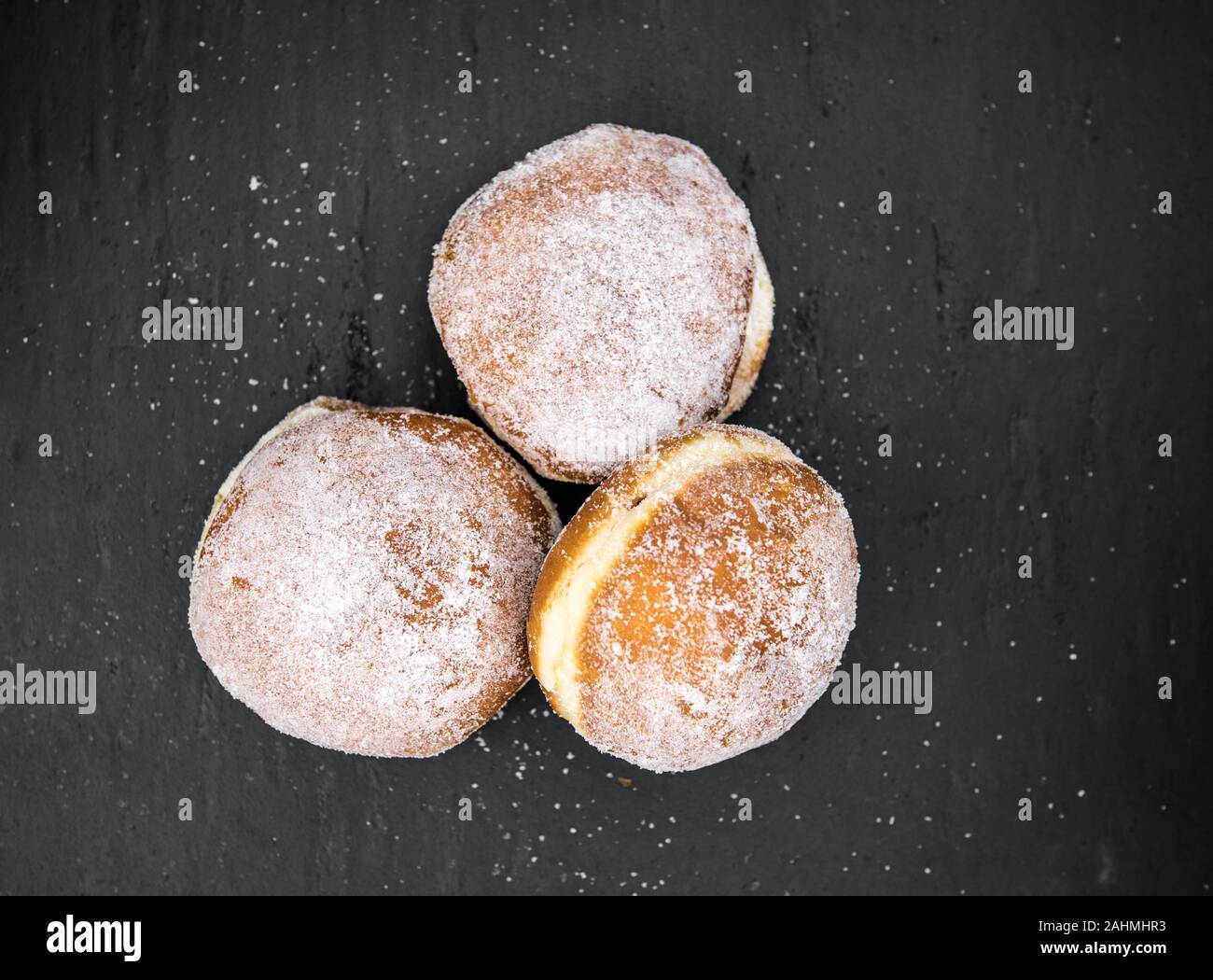 Ground Almonds (fresh made) as detailed close-up shot; selective focus Stock Photo