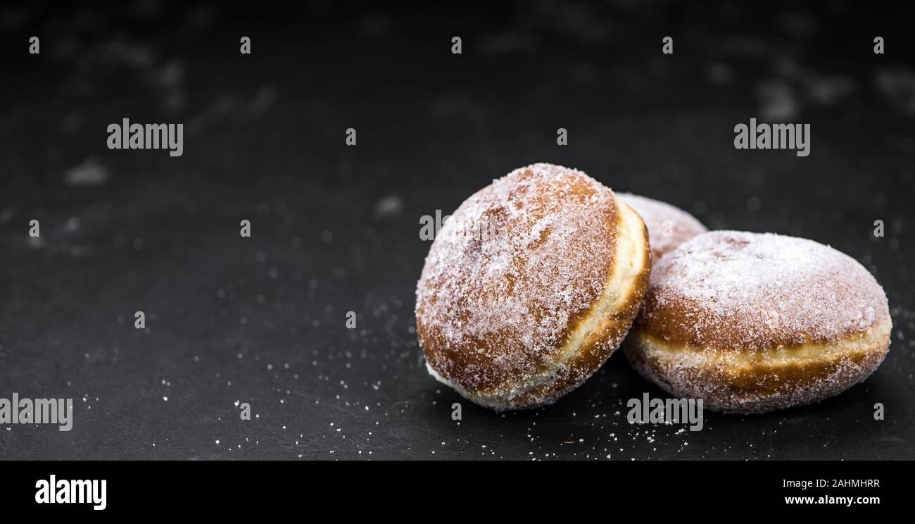 Portion of Ground Almonds as detailed close-up shot; selective focus Stock Photo