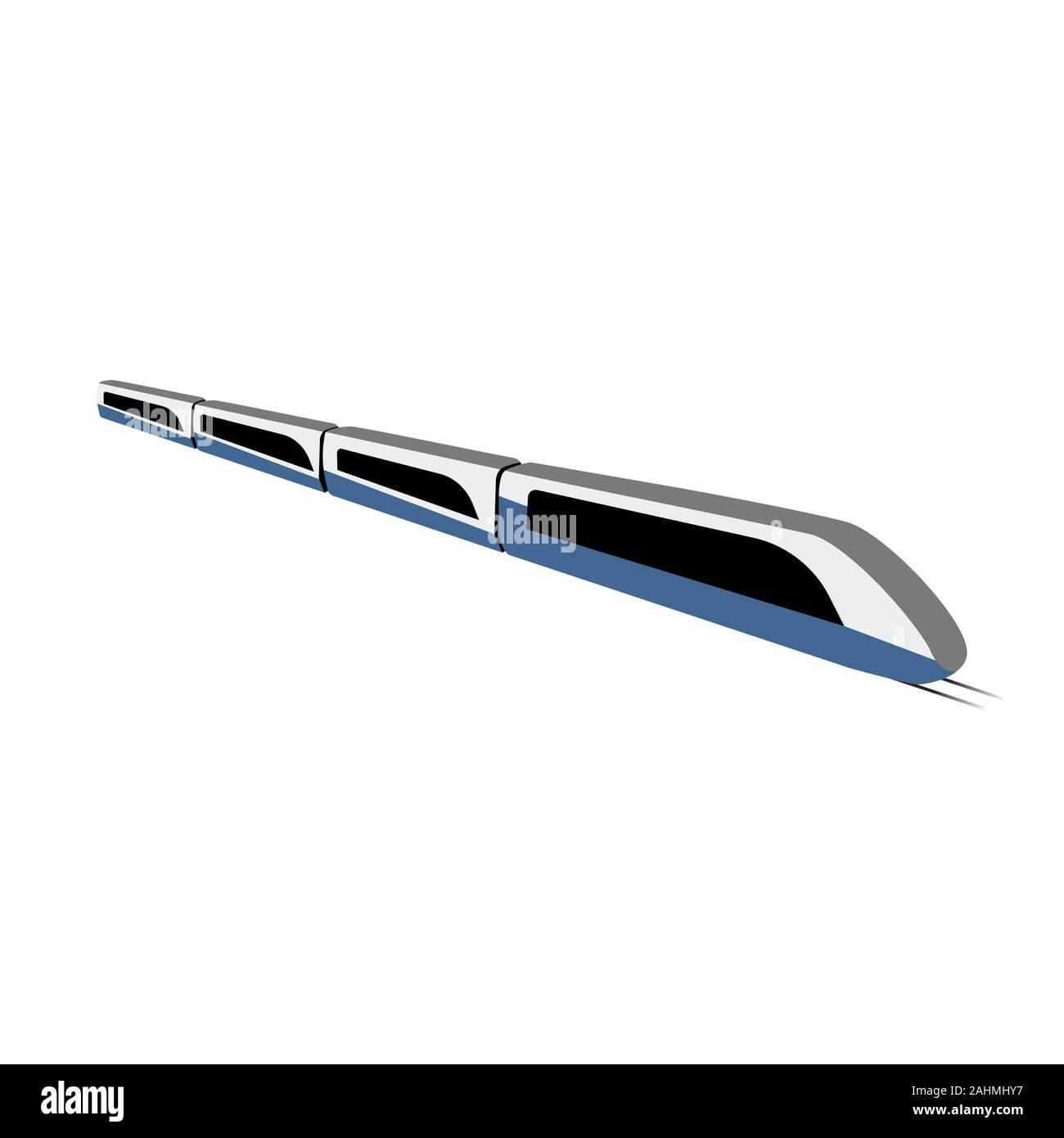 Intercity train Cut Out Stock Images & Pictures - Alamy