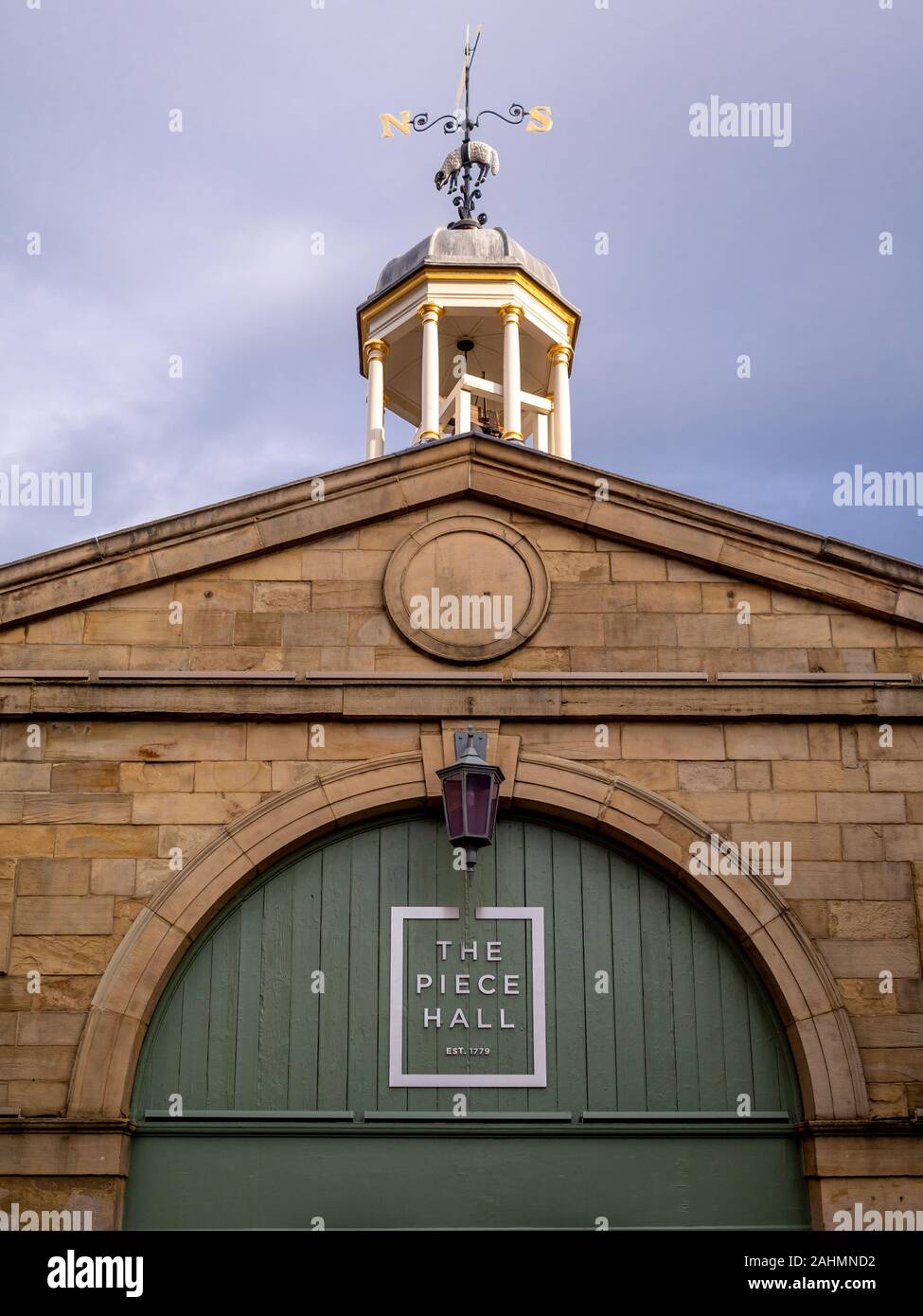 Entrance to the Piece Hall, Halifax, UK Stock Photo Alamy