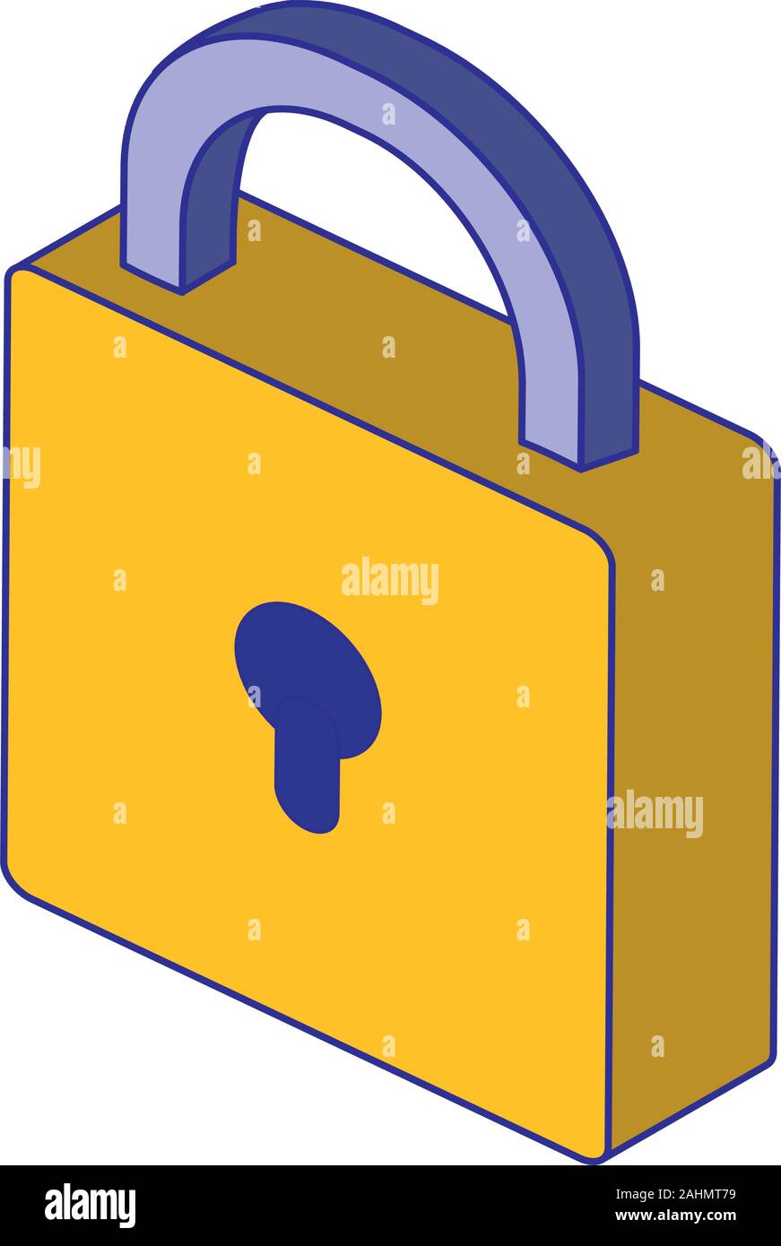 closed padlock design of Security lock access door house safe safety ...