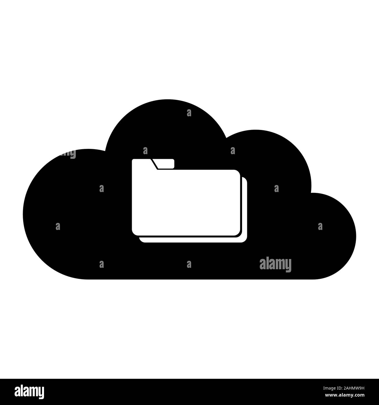 Folder folder icon Black and White Stock Photos & Images - Alamy