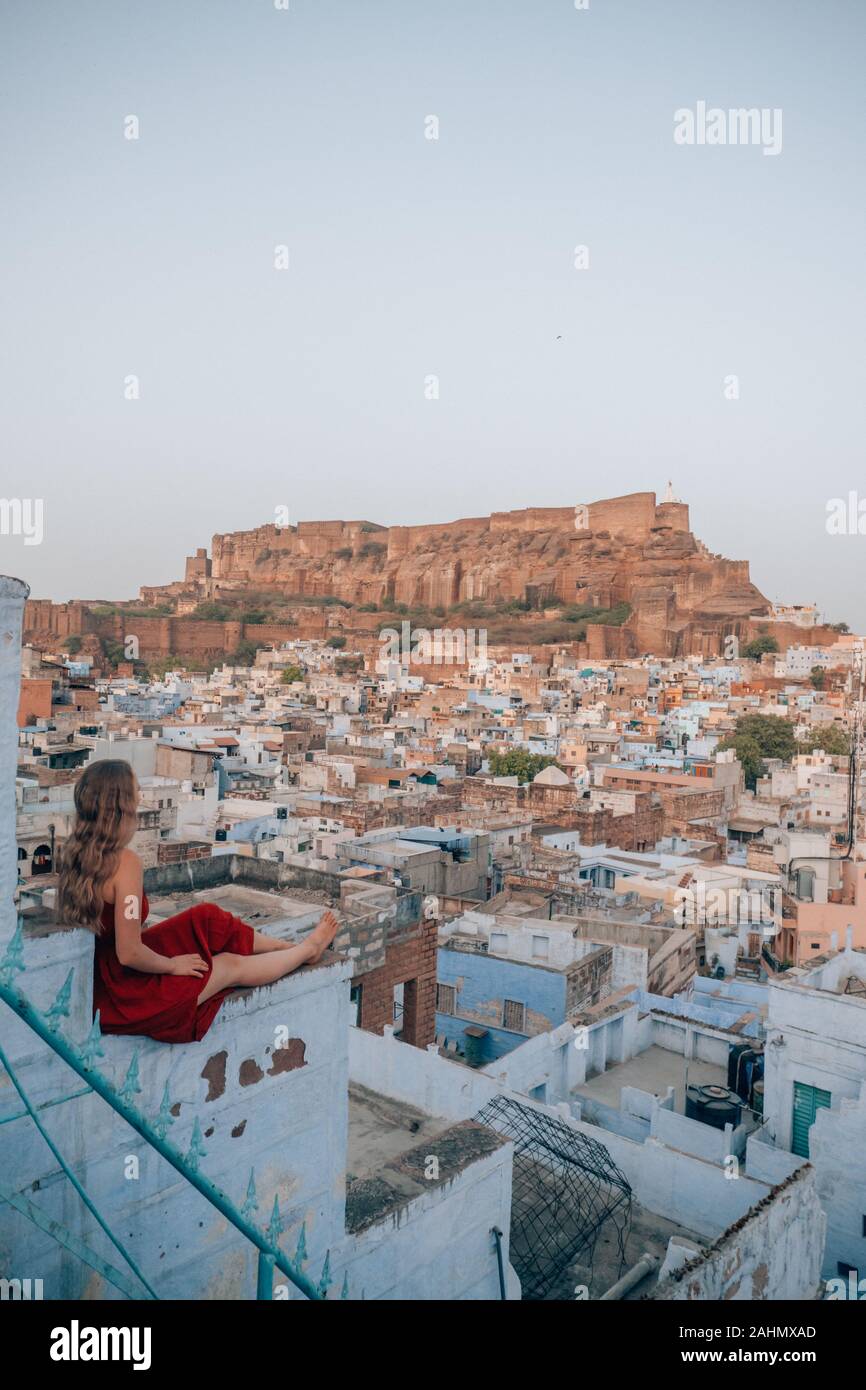Blue City of Jodhpur, India Stock Photo - Alamy