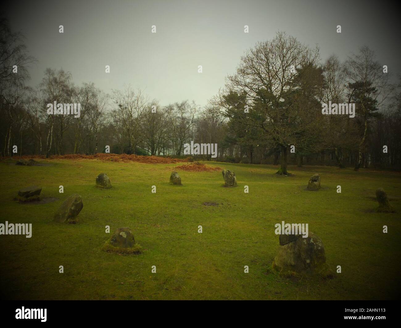 Nine Ladies Stone Circle High Resolution Stock Photography and Images ...