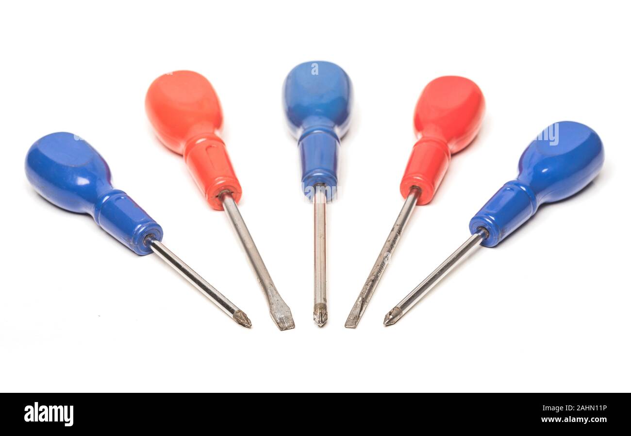 Hand with phillips screwdriver Cut Out Stock Images & Pictures Alamy
