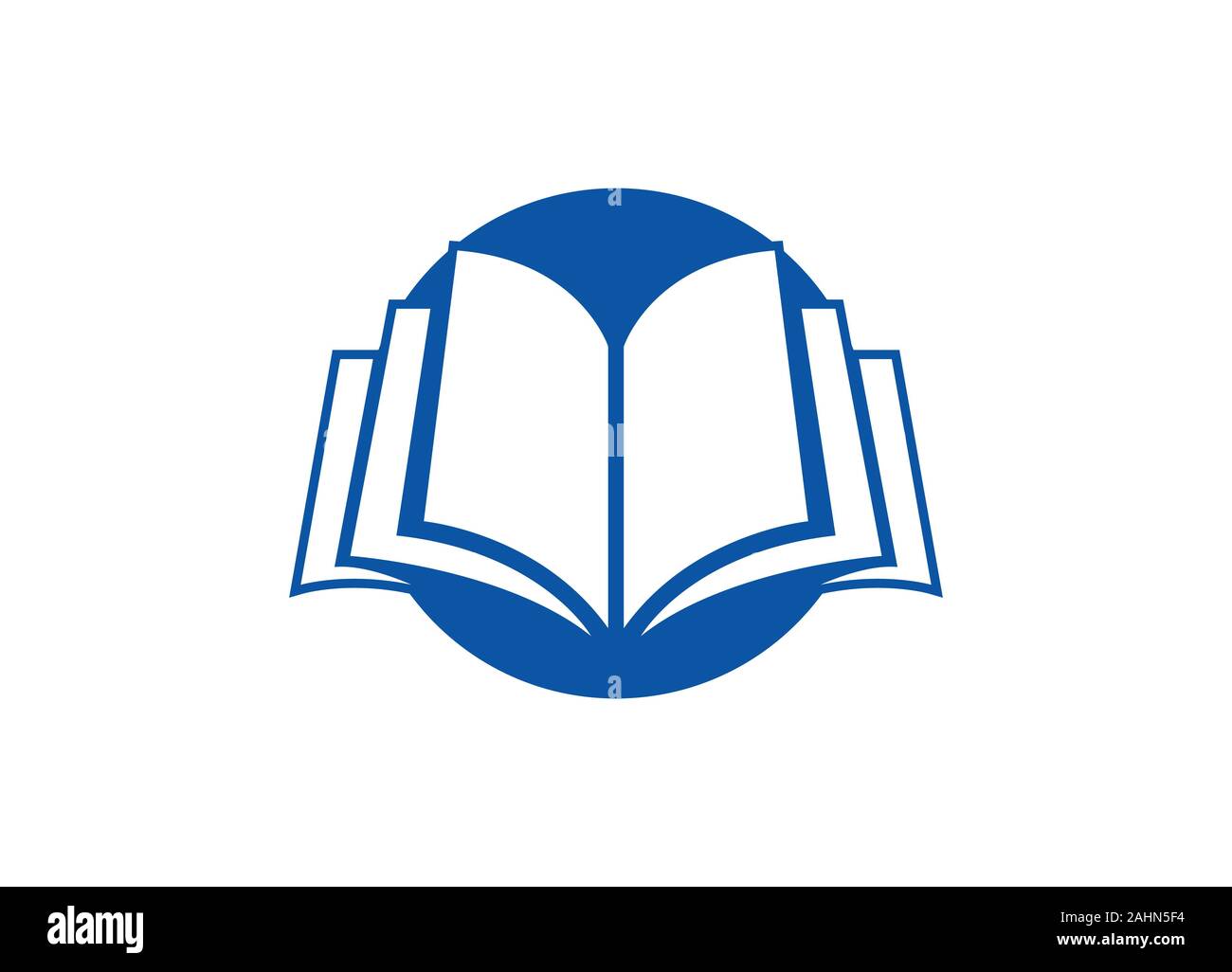 Creative Book Concept Logo Design Template, Education Logo Stock Vector