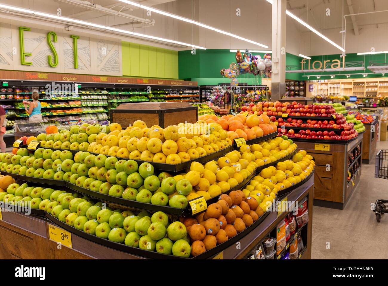 Safeway supermarket aisles Lahaina, Maui Stock Photo Alamy