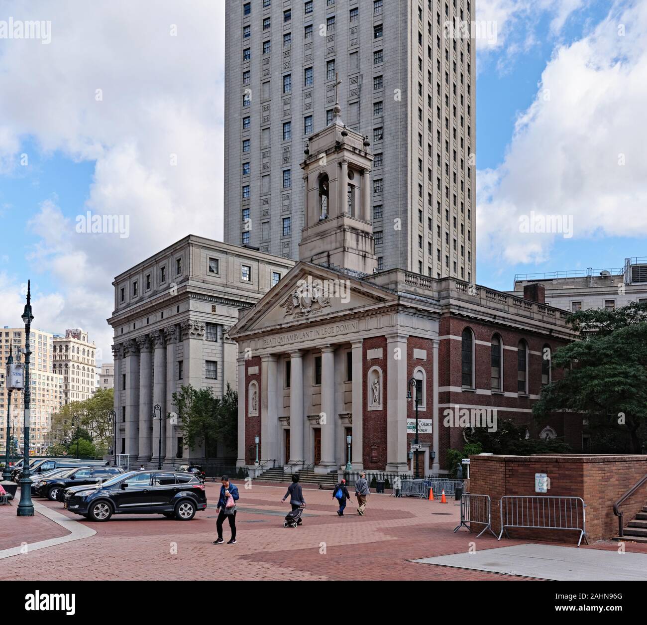 NYC courthouses and jail Stock Photo Alamy