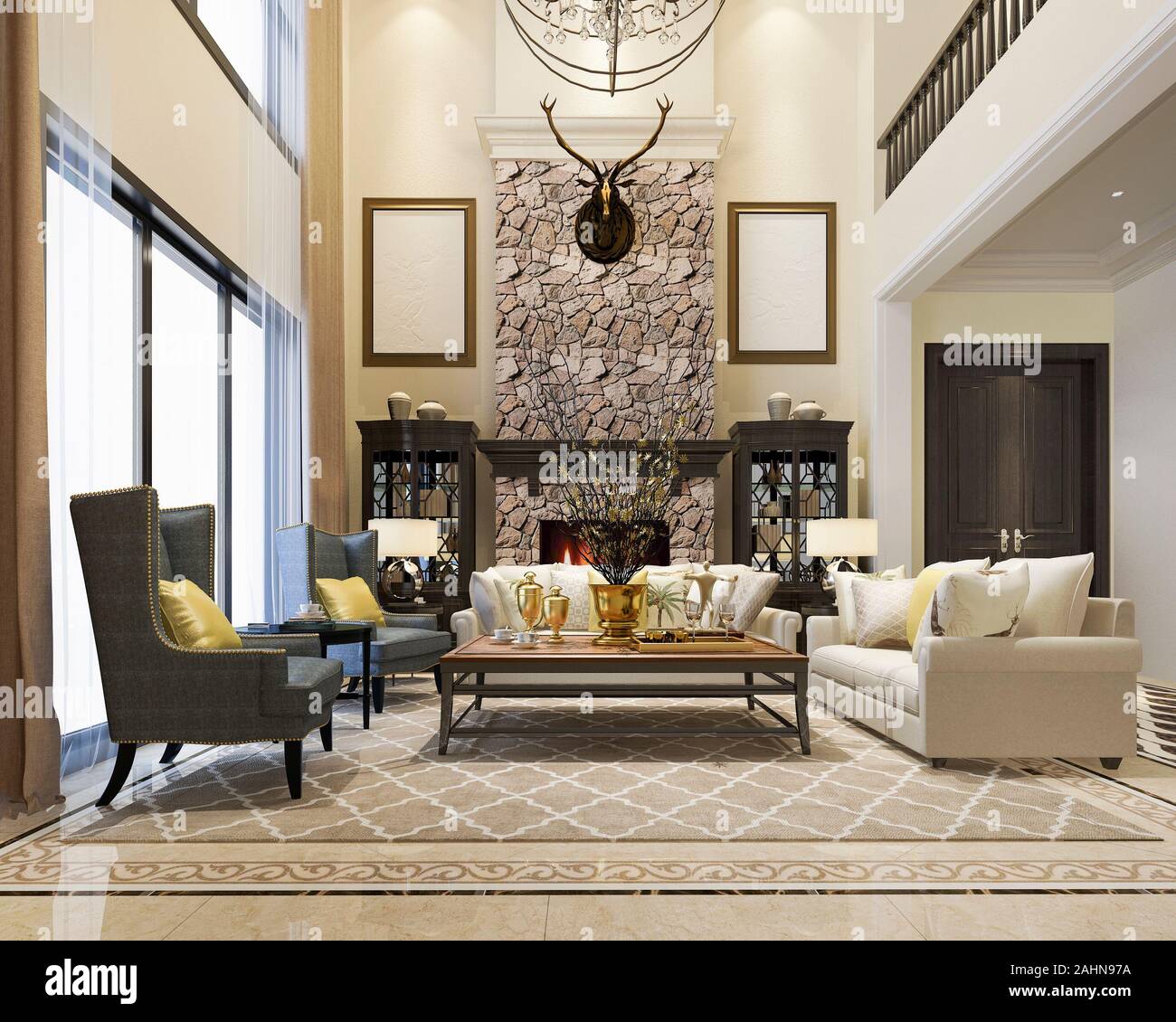 Modern european style living room deals