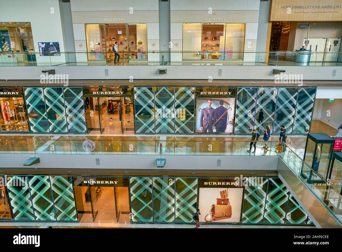 SINGAPORE - CIRCA APRIL, 2019: interior shot of Prada store in The Shoppes  at Marina Bay Sands Stock Photo - Alamy