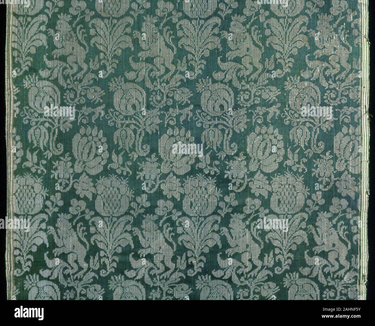 Panel. 16011700. Italy. Silk, satin damask weave Stock Photo Alamy