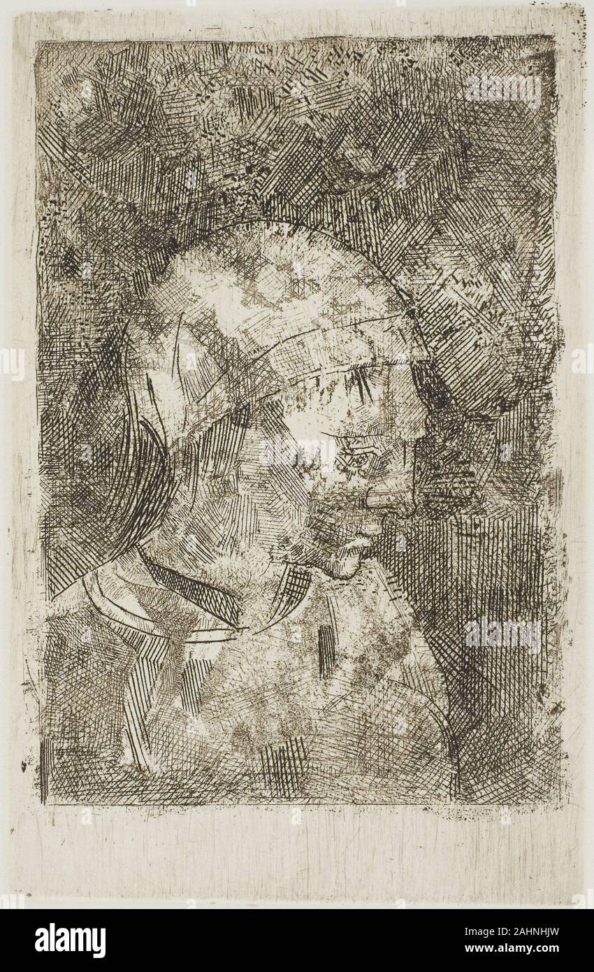 Odilon Redon. Head of a Young Girl (Compiler's Title). 1881–1891