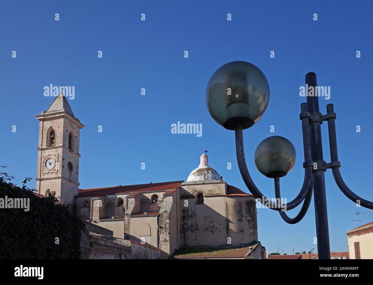 Usini, Sardinia, Italy. Santa Matria Bambina church Stock Photo